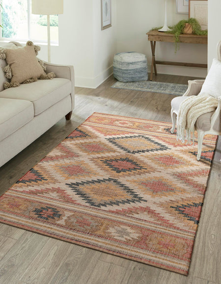 Desert Weave Jute Collection Area Rug - Sahara