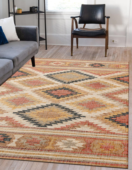 Desert Weave Jute Collection Area Rug - Sahara