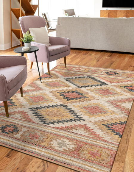 Desert Weave Jute Collection Area Rug - Sahara