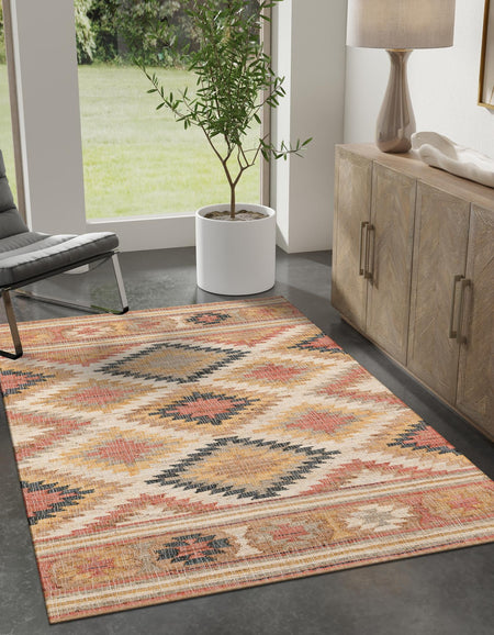 Desert Weave Jute Collection Area Rug - Sahara