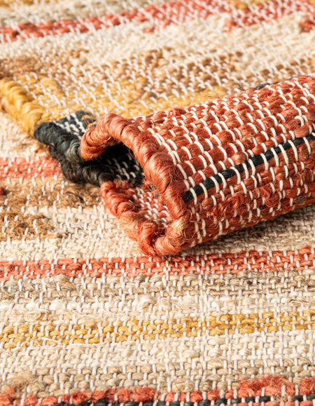 Desert Weave Jute Collection Area Rug - Sahara