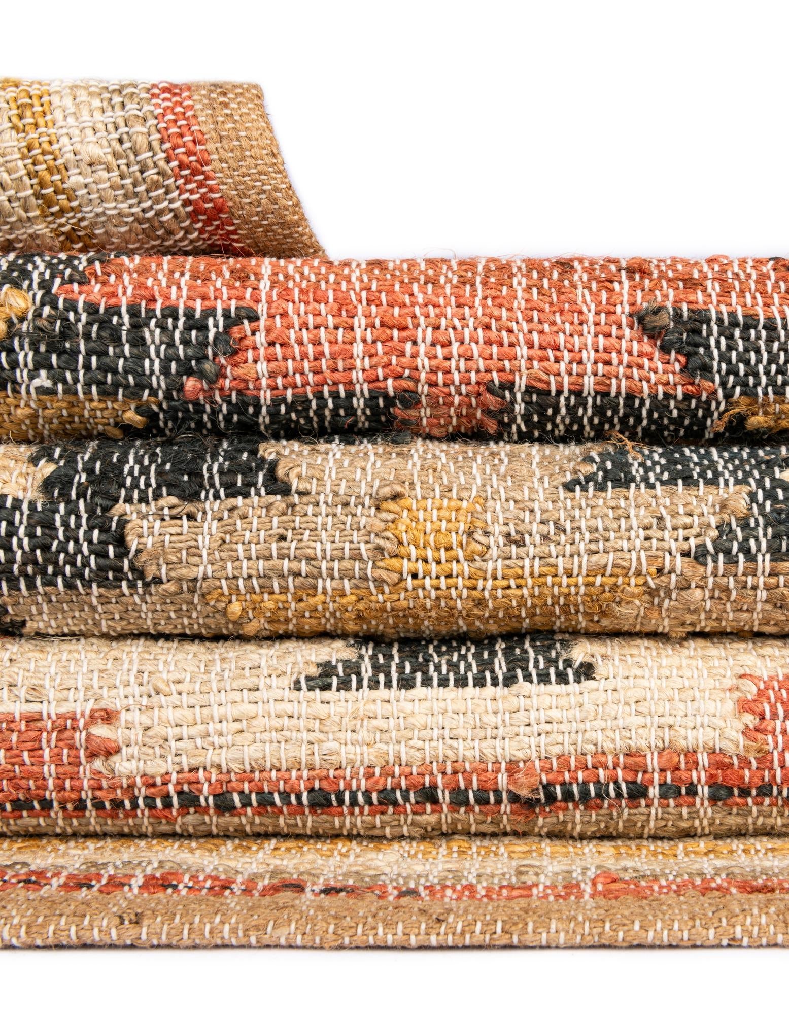 Desert Weave Jute Collection Area Rug - Sahara