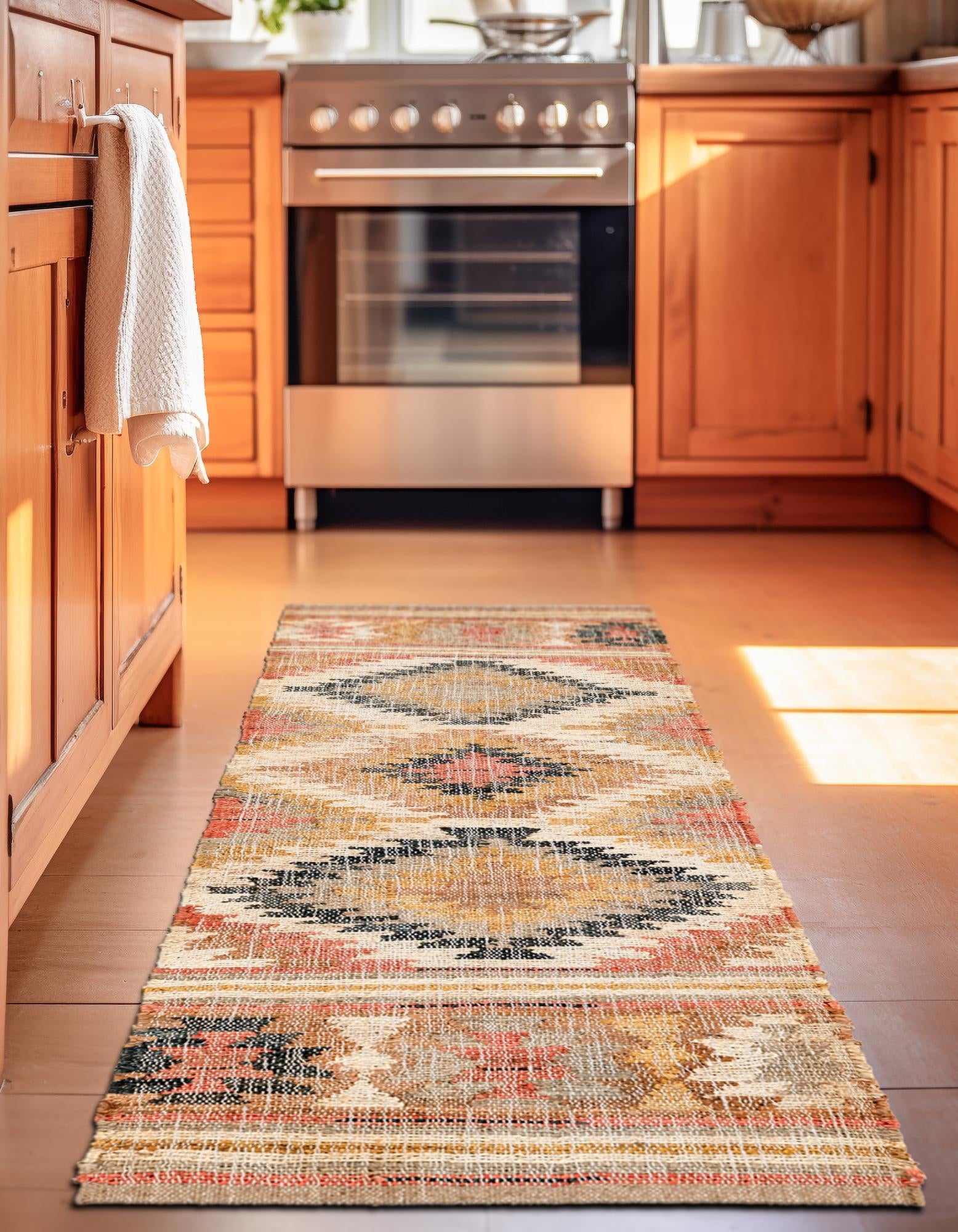 Desert Weave Jute Collection Area Rug - Sahara