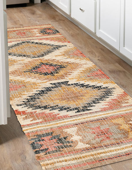 Desert Weave Jute Collection Area Rug - Sahara