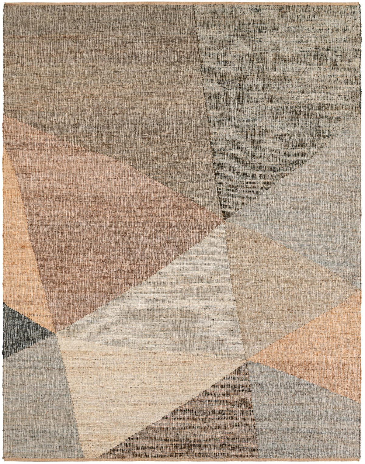 Desert Weave Jute Collection Area Rug -  Mojave Rectangle Multi Main