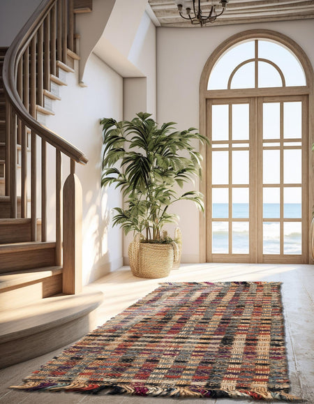 Savannah Jute Collection Area Rug - Malibu