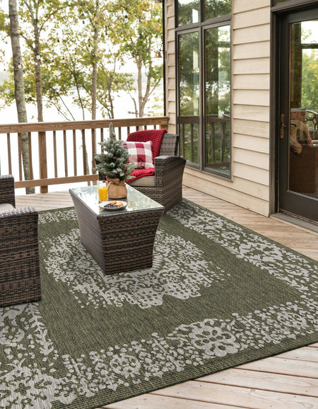 Patio Heritage Collection Area Rug - Savannah (Green)