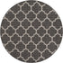 Seaside Lattice Collection Area Rug - Arbor (Black)