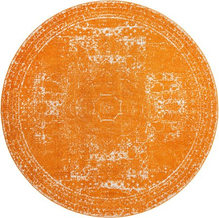 Dover Terrace Collection Area Rug -  Lagoon (Orange)