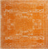 Dover Terrace Collection Area Rug -  Lagoon (Orange)