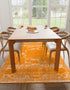 Dover Terrace Collection Area Rug -  Lagoon (Orange)