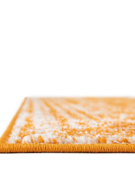 Dover Terrace Collection Area Rug -  Lagoon (Orange)