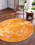 Dover Terrace Collection Area Rug -  Lagoon (Orange)