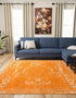 Dover Terrace Collection Area Rug -  Lagoon (Orange)