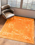 Dover Terrace Collection Area Rug -  Lagoon (Orange)