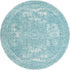 Dover Terrace Collection Area Rug -  Lagoon (Aqua)