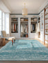 Dover Terrace Collection Area Rug -  Lagoon (Aqua)