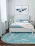 Dover Terrace Collection Area Rug -  Lagoon (Aqua)