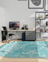 Dover Terrace Collection Area Rug -  Lagoon (Aqua)