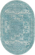 Dover Terrace Collection Area Rug -  Lagoon (Aqua)