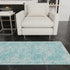 Dover Terrace Collection Area Rug -  Lagoon (Aqua)