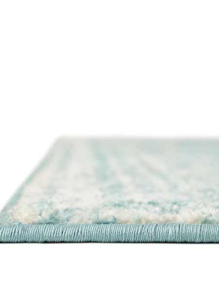 Dover Terrace Collection Area Rug -  Lagoon (Aqua)