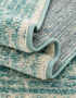 Dover Terrace Collection Area Rug -  Lagoon (Aqua)