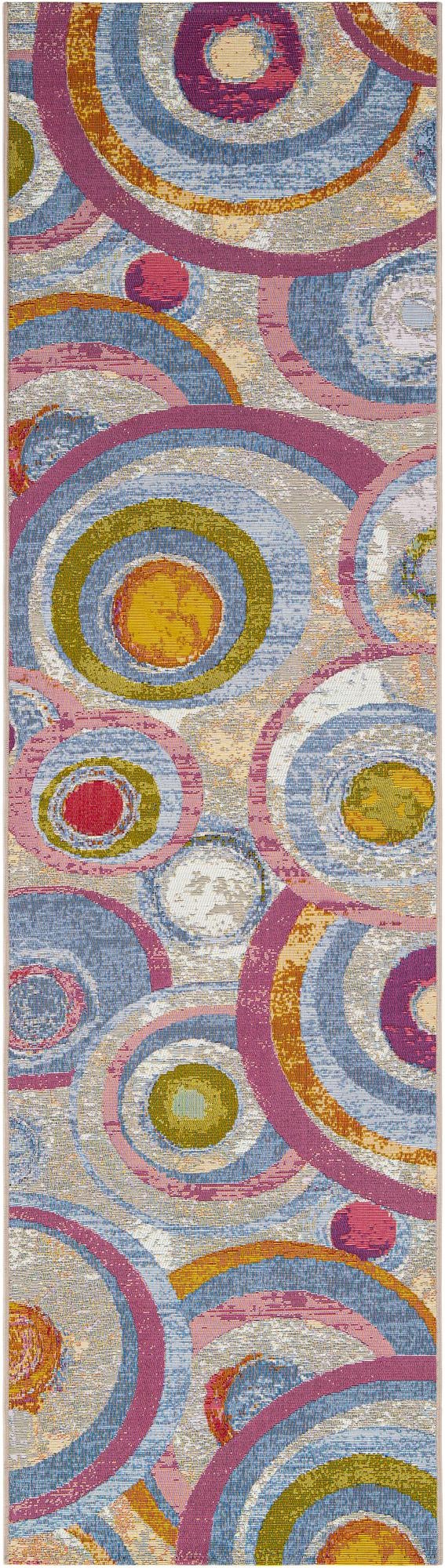 Urban Terrace Collection Area Rug -  Plaza Runner Multi  lifestyle 23