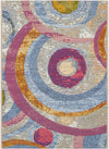 Urban Terrace Collection Area Rug -  Plaza Rectangle Multi Main