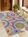 Urban Terrace Collection Area Rug -  Plaza Rectangle Multi  lifestyle 7