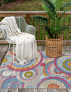 Urban Terrace Collection Area Rug -  Plaza Rectangle Multi  lifestyle 11