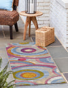 Urban Terrace Collection Area Rug -  Plaza Runner Multi  lifestyle 29