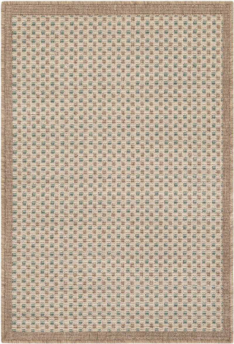 Terrace Fringe Collection Area Rug - Patio Rectangle Beige Main