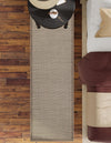 Terrace Fringe Collection Area Rug - Patio Runner Beige  lifestyle 70