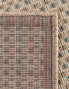 Terrace Fringe Collection Area Rug - Patio Runner Beige  lifestyle 85