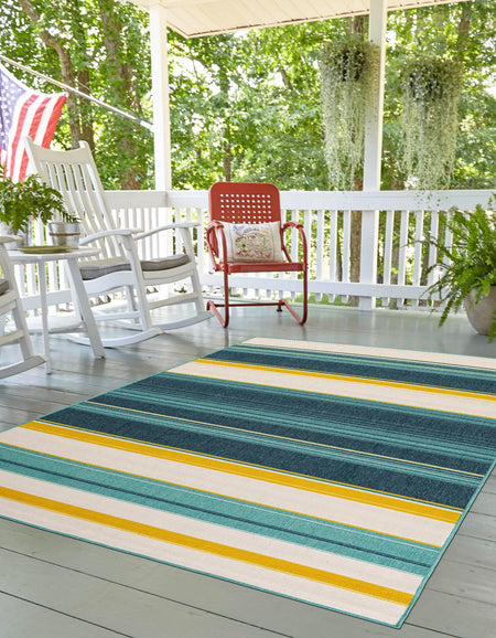 Terrace Fringe Collection Area Rug -  Veranda