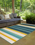 Terrace Fringe Collection Area Rug -  Veranda