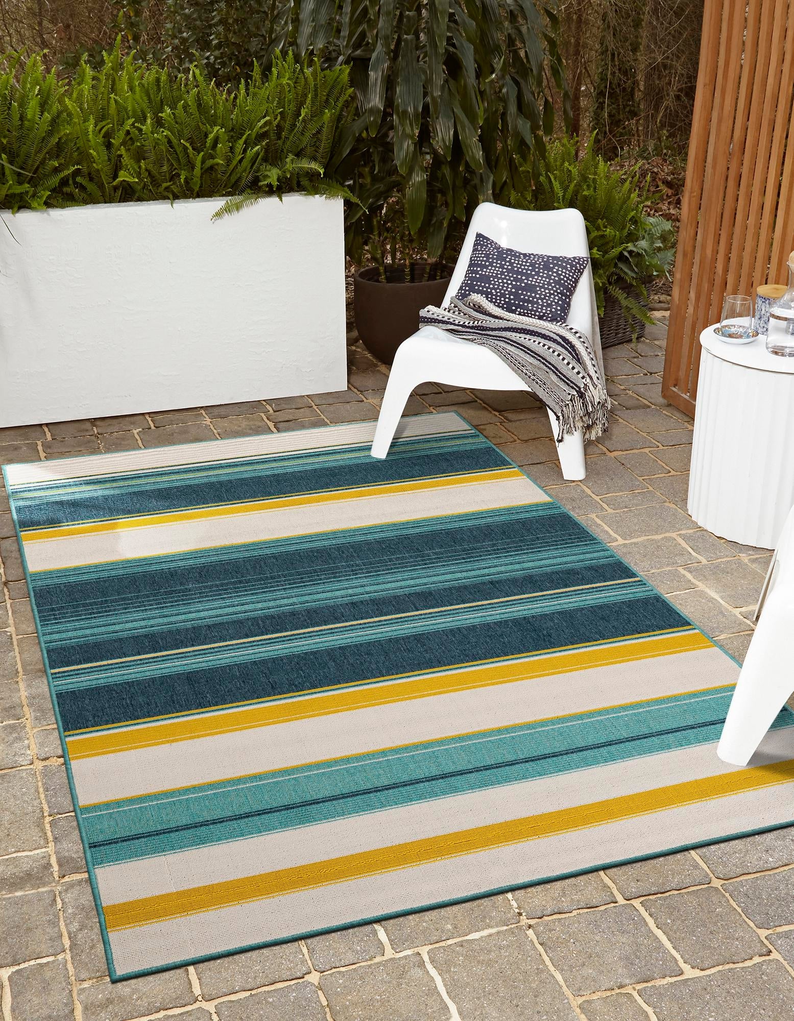 Terrace Fringe Collection Area Rug -  Veranda