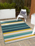 Terrace Fringe Collection Area Rug -  Veranda