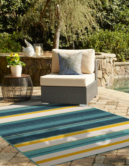 Terrace Fringe Collection Area Rug -  Veranda