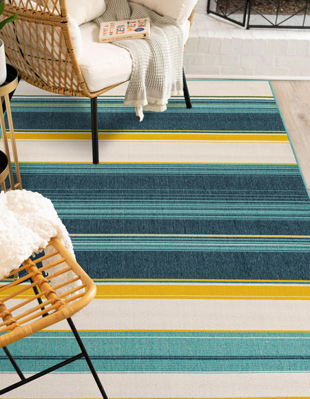 Terrace Fringe Collection Area Rug -  Veranda