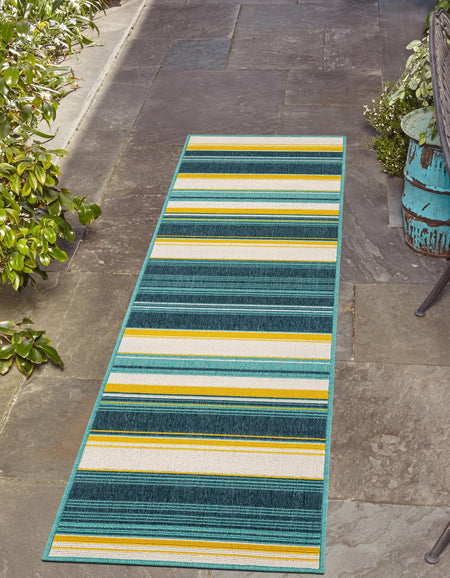 Terrace Fringe Collection Area Rug -  Veranda