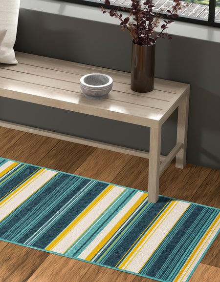 Terrace Fringe Collection Area Rug -  Veranda