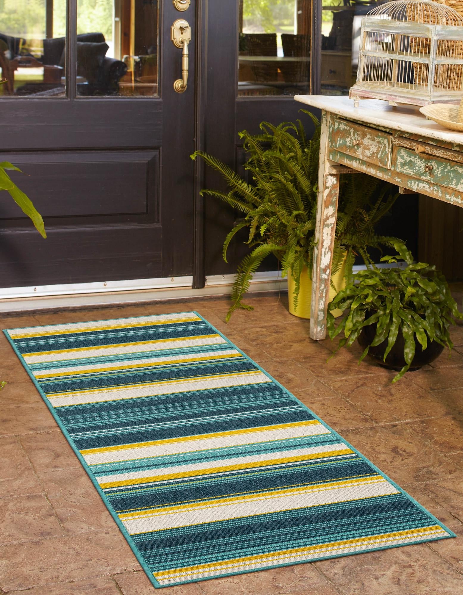 Terrace Fringe Collection Area Rug -  Veranda