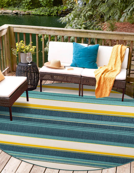 Terrace Fringe Collection Area Rug -  Veranda