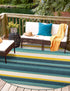 Terrace Fringe Collection Area Rug -  Veranda