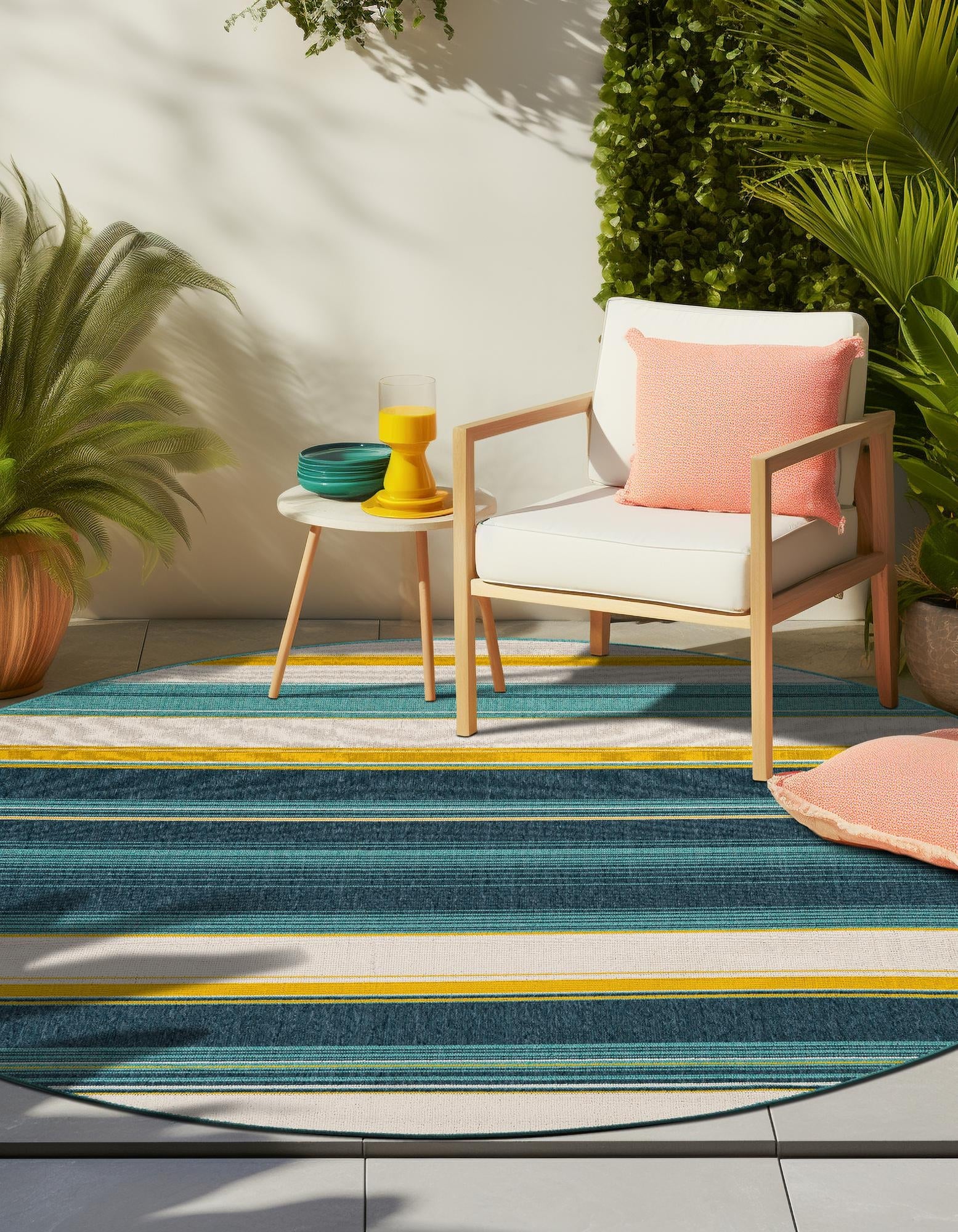 Terrace Fringe Collection Area Rug -  Veranda