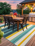 Terrace Fringe Collection Area Rug -  Veranda