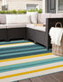 Terrace Fringe Collection Area Rug -  Veranda