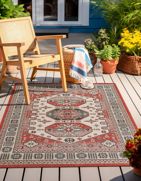 Patio Heritage Collection Area Rug - Veranda